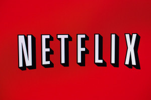 Netflix Logo On A Monitor Screen.