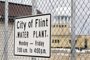 City of Flint Water Plant Sign