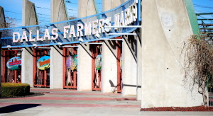 The main entry at the Dallas Farmers Market
