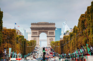 The Arc de Triomphe de l'Etoile is one of the most famous monuments in Paris and stands in the centre of the Place Charles de Gaulle