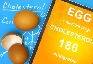 how much cholesterol contains in an egg