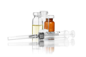 Glass Medicine Vial and botox, hualuronic, collagen or flu Syrin