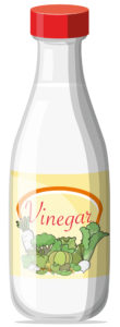 Illustration of a bottle of vinegar