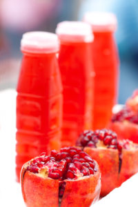 red pomegranate juice